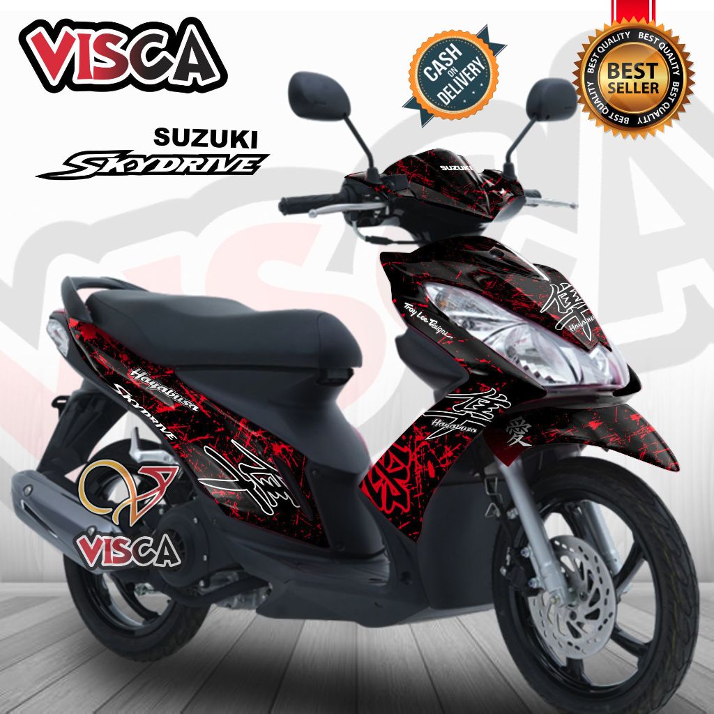Decal Skydrive 125 Full Body Stiker Skydrive 125 Full Body Striping Skydrive 125 HAYABUSA