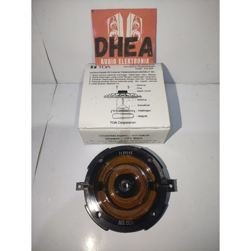 Spul Spool Speaker Corong Toa ZG-50A 60 Watt Original