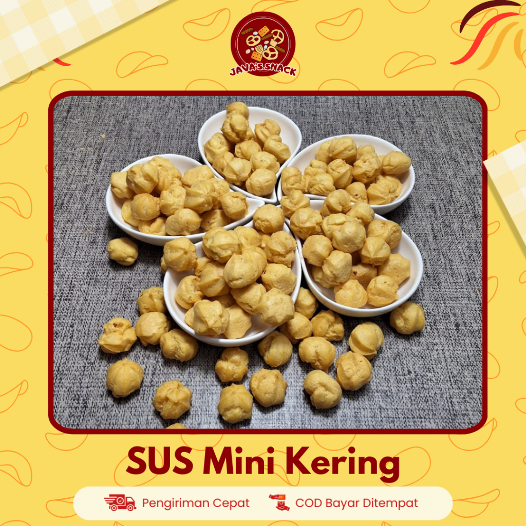 

Sus Soes Kering Keju Mini Gurih- Camilan Kiloan Renyah Dan Lezat 250gr 500gr Gratis Dus + Bubble Wrap