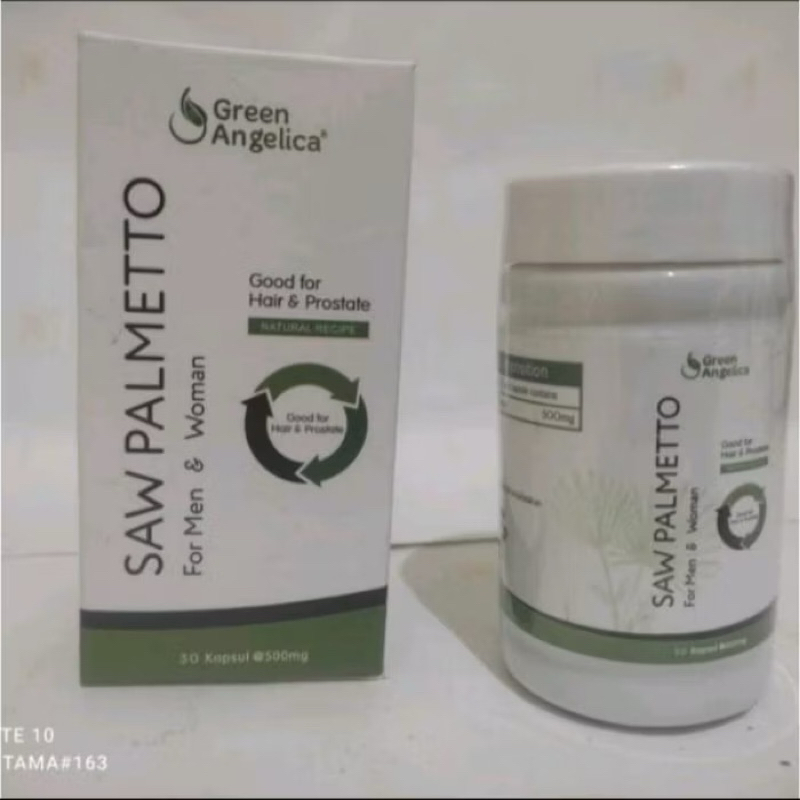 Saw Palmetto Green Angelica Suplemen Penumbuh Penyubur Rambut Rontok