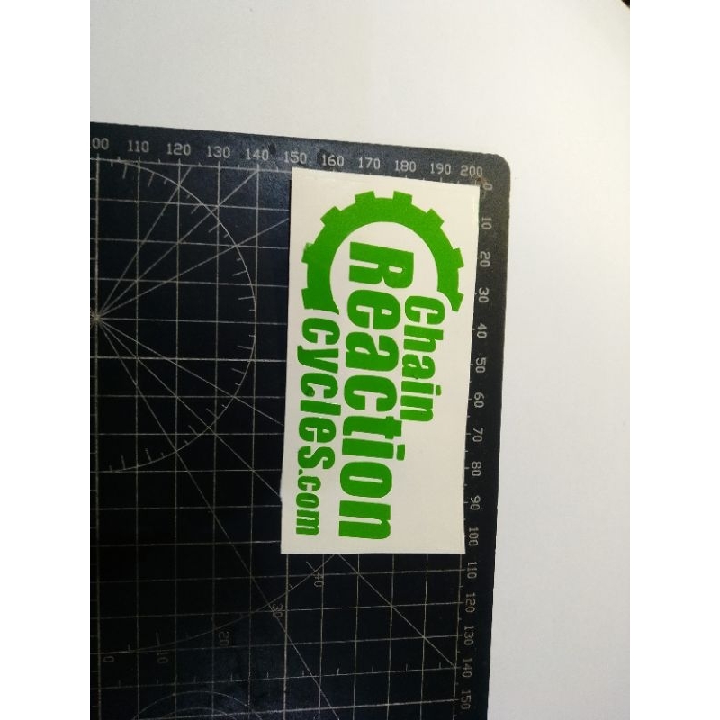 

stiker cutting chain reaction