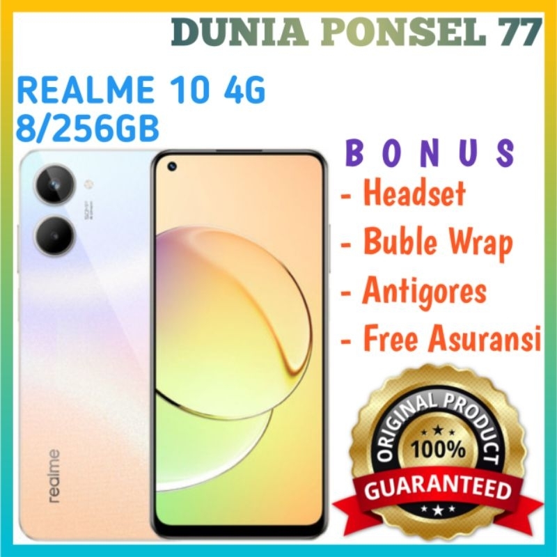 TERMURAH REALME 10 4G 8/256GB | REALME 10 4G 8/128GB