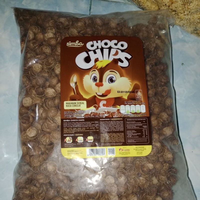 

Simba choco chips sereal rasa coklat