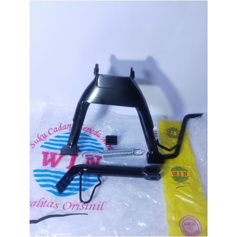 Satu Set / Satu Paket Standar Dua / Standar Tengah Mio Smile / Mio Sporty 2003-2009 Merek Win (Stand