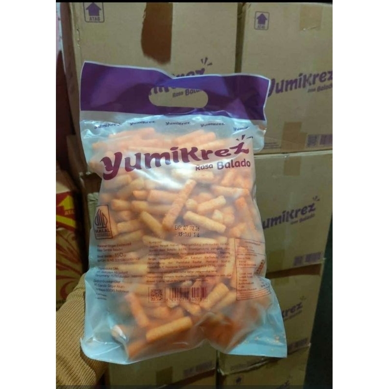 

Yumikrez Stick Balado Potato Stik Kentang (150gr x 3pcs)