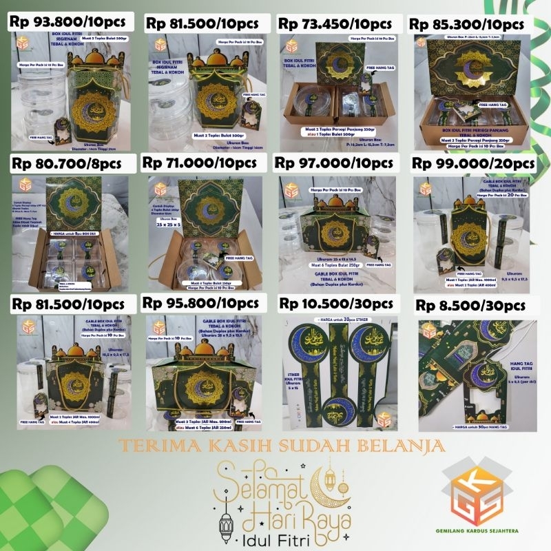 

30pcs HANG TAG IDUL FITRI HANGTAG IDUL FITRI LABEL LEBARAN KARTU UCAPAN IDUL FITRI