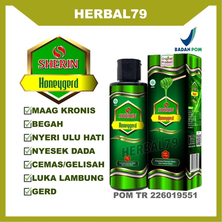 

MADU SHERIN honeygerd maag asam lambung 210g HONEYGRED
