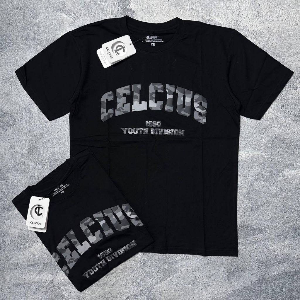 Kaos CELCIUS Lengan pendek Line00305 Putih