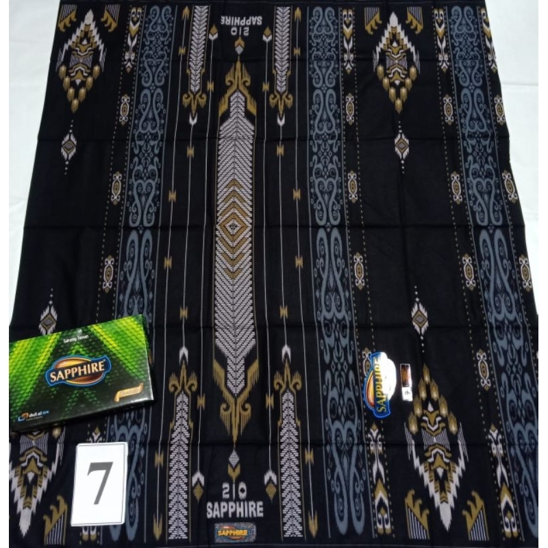 SARUNG SAPPHIRE KEMBANG ORIGINAL // SAPPHIRE SPK POLOS KEMBANG