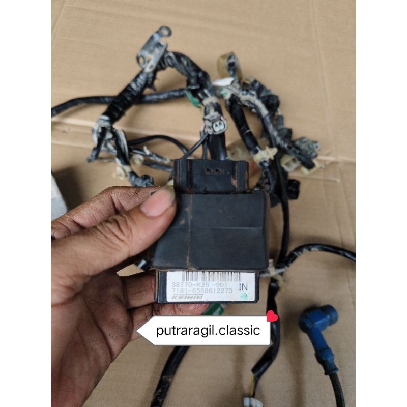 KABEL FULL SET PENGAPIAN FULL SET HONDA BEAT KASAR K25 KABEL BODY FULL SET BEAT KASAR K25 CDI ECU KU