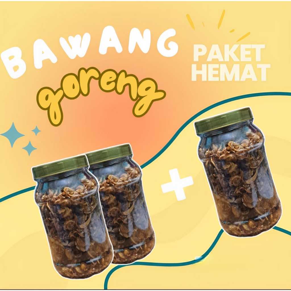 

Bawang Goreng Brebes Asli 200gr+100gr – Renyah, Gurih, Tanpa Campuran!
