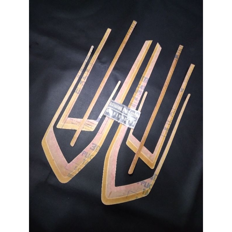 striping stiker sticker lis decal honda glmax gl max 1984 1985 84 85 platina ori asli nos 3m