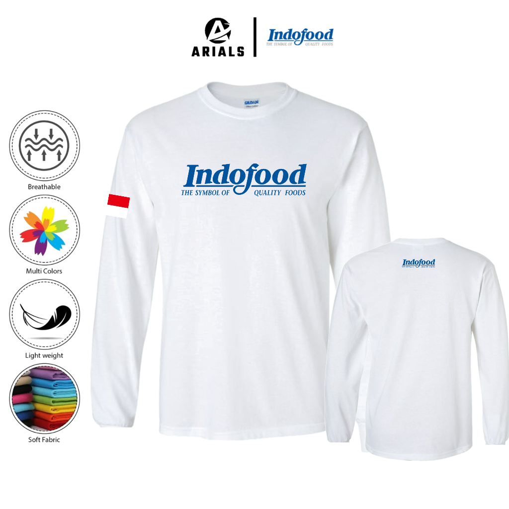 Arials Kaos Baju Lengan Panjang PT Indofood Sukses Makmur Tbk