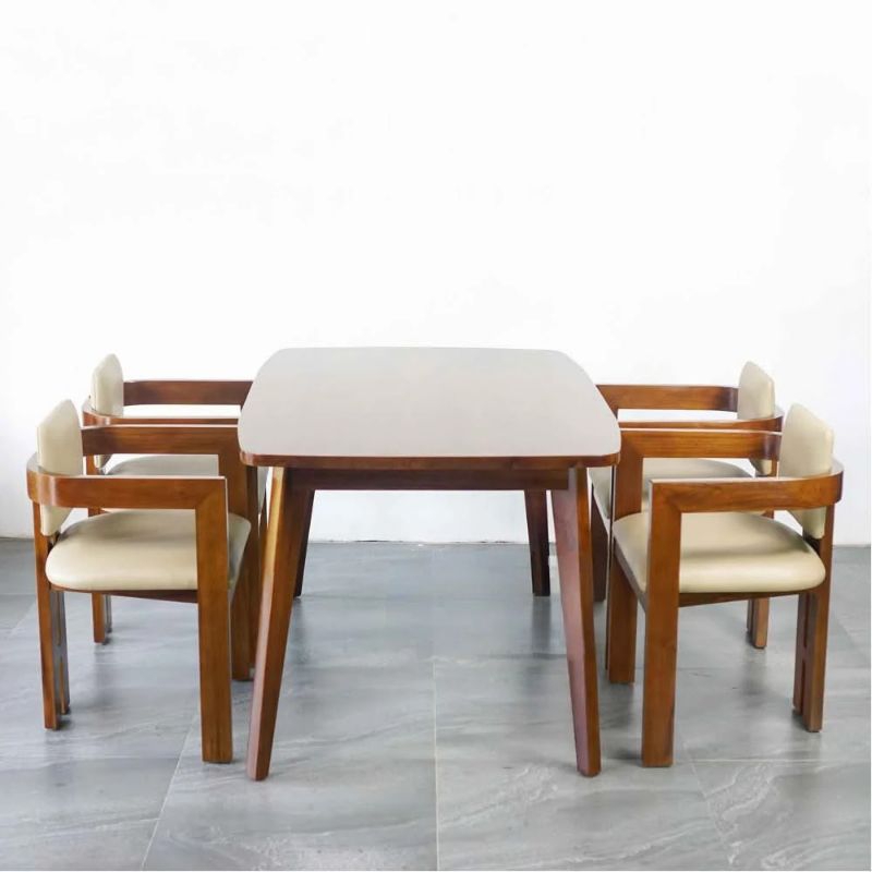 meja makan set 4 kursi meja makan minimalis