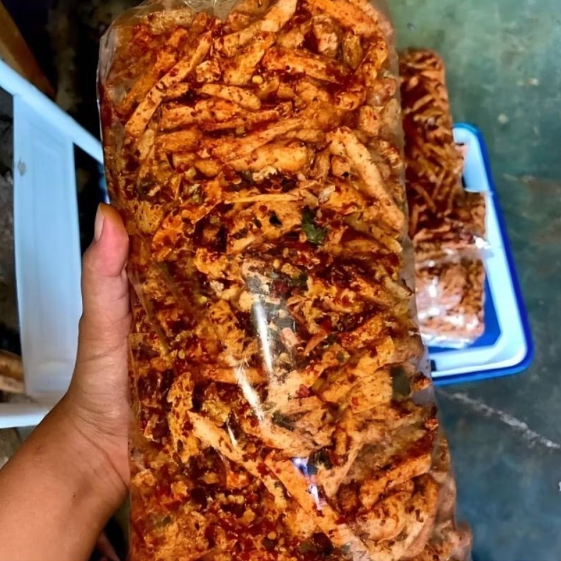 

Stik Basreng Viral Pedas Daun Jeruk 1Kg