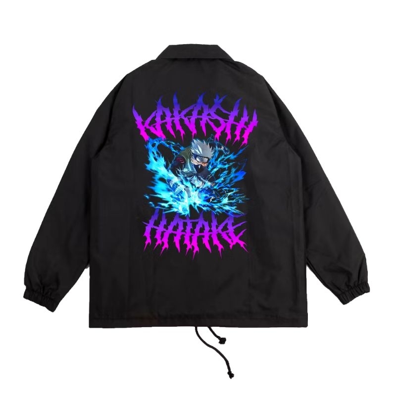Jaket Coach Anime Naruto Hatake Kakashi - Jaket Coach Windbreaker