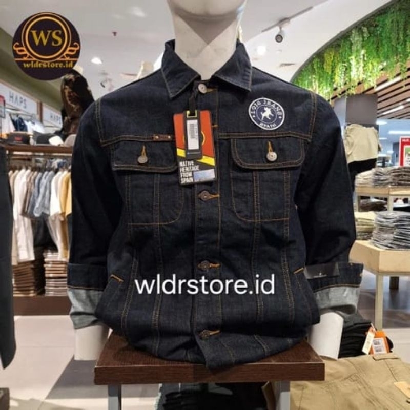 jaket jeans pria brand LOIS -blue denim