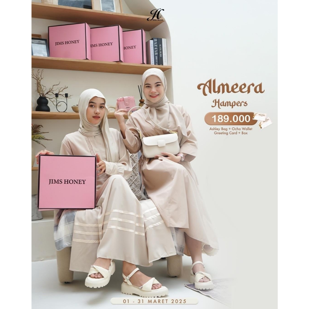 Jims Honey Hampers Ramadan 2025 Tas Selempang Wanita Kulit Sintesis