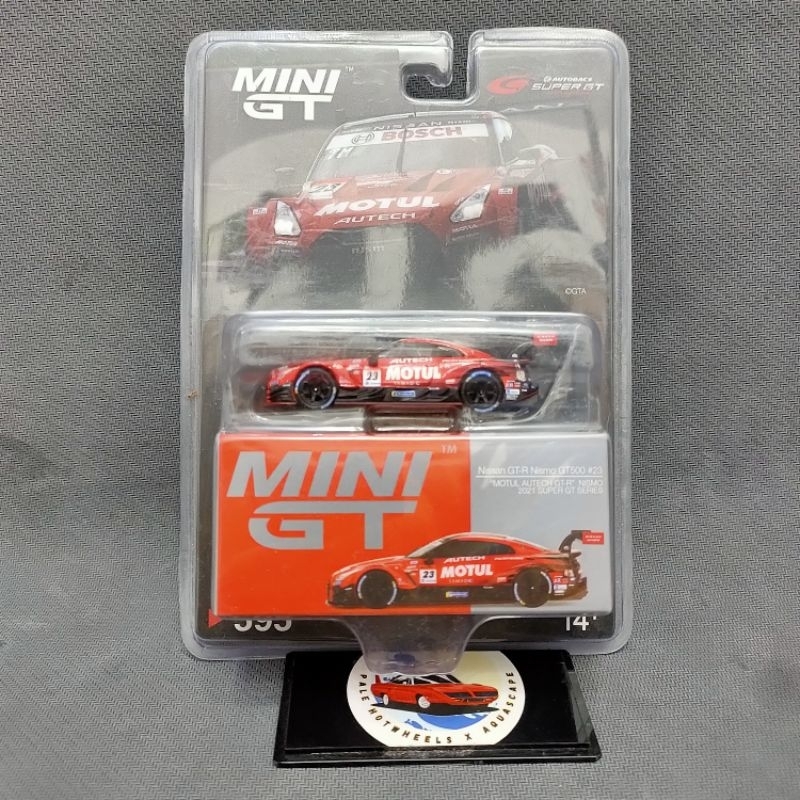 MINI GT NISSAN GT-R NISMO GT500 #23 MOTUL AUTOTECH GTR R35 NISMO 2021 SUPER GT SERIES MGT595