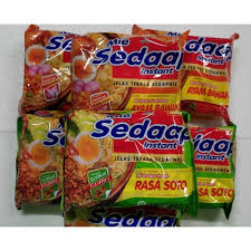 

Mie Instan Kuah Mie Sedaap Ayam Bawang Mie Sedaap Soto Mie Rebus Instan
