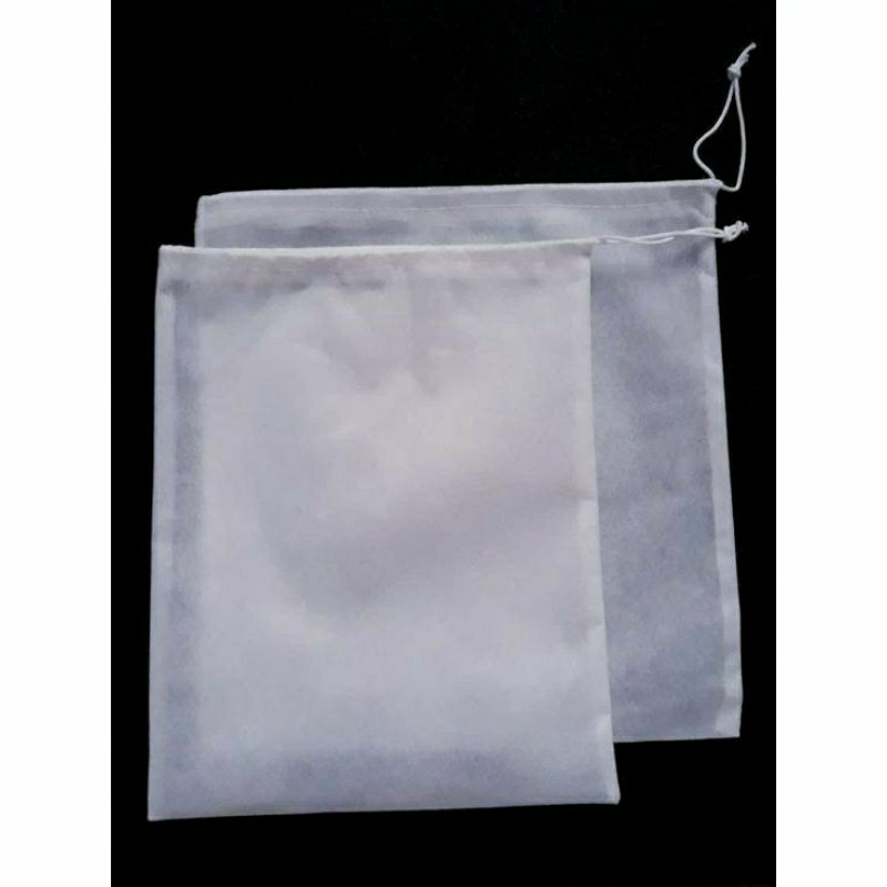 Cod pouch serut spunbond, kantong serut, dustbag spundbond murah