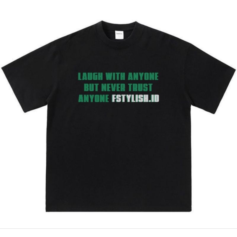 BAJU FSTYLISH.ID KAOS DISTRO PRIA WANITA BLACK COTTON COMBAD 24S