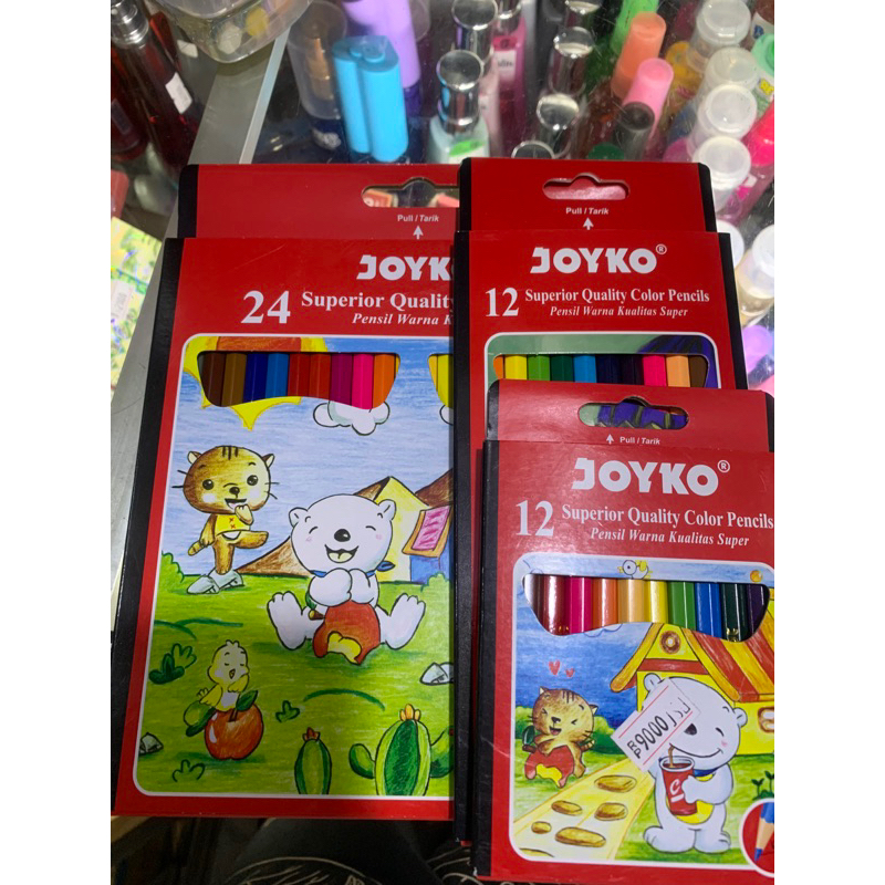 

PENSIL WARNA JOYKO PENDEK DAN PANJANG 12 & 24