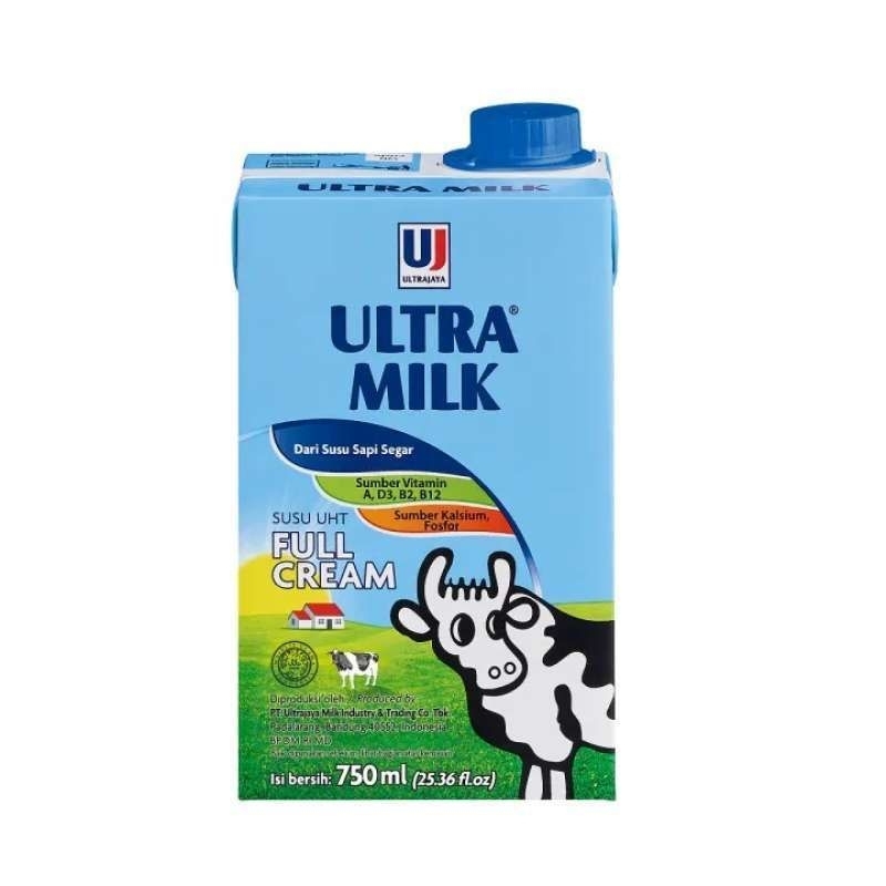 

ultra milk 750 ml , ultra milk plain , susu ultra milk putih 750 ml , susu uht ultra
