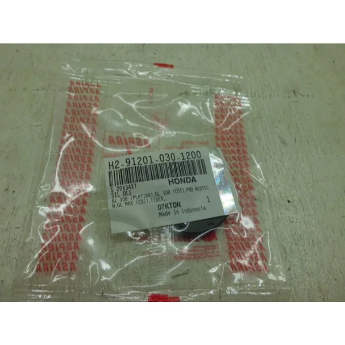 SEAL GEAR DEPAN HONDA MEGAPRO TIGER GL PRO 20-34-7 ASPIRA