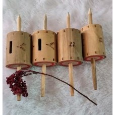 Mainan Tradisional Gasing Bambu / Gangsing Bambu / Gasing Bambu Bunyi Mainan Tradisional Anak Mainan