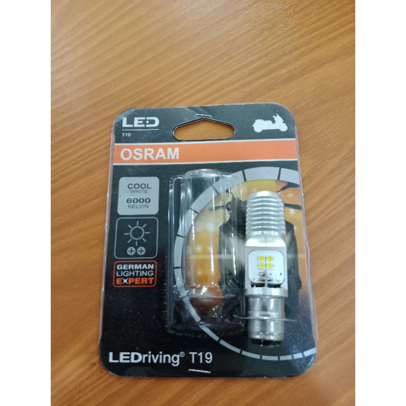 ORIGINAL Bohlam Lampu Osram LED AC/DC Motor Bebek Matic Supra X Beat Putih Original