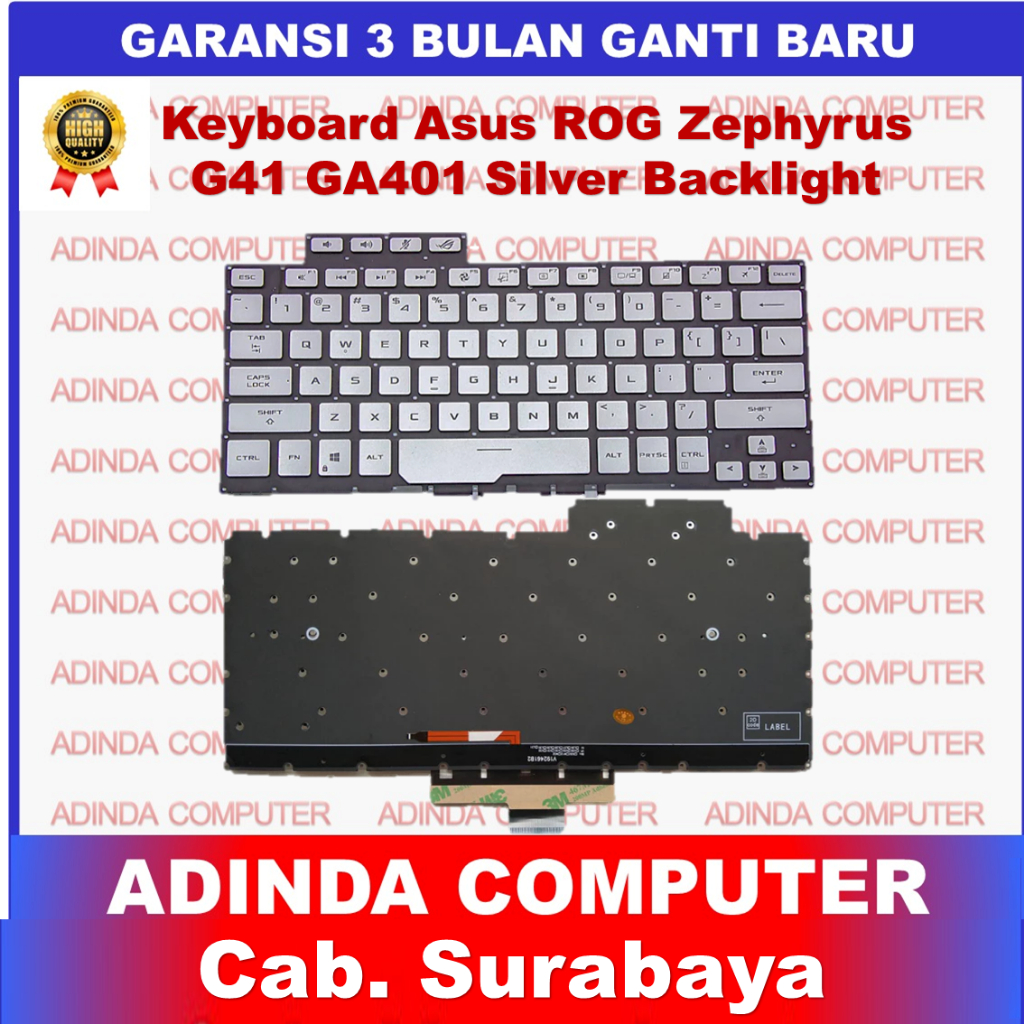 Keyboard Asus ROG Zephyrus G41 GA401 GA401I GA401U GA401M GA401QC