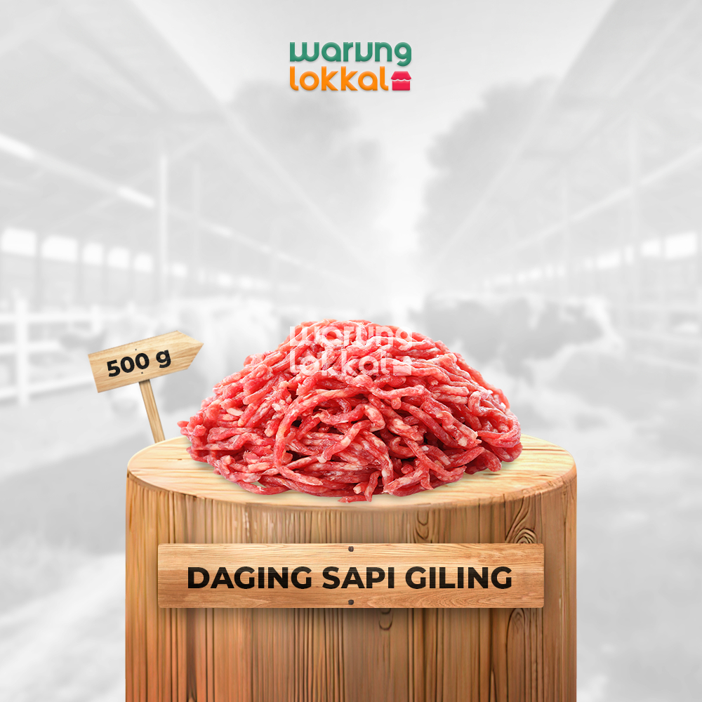 

Daging Sapi Giling 500g - Warung Lokkal