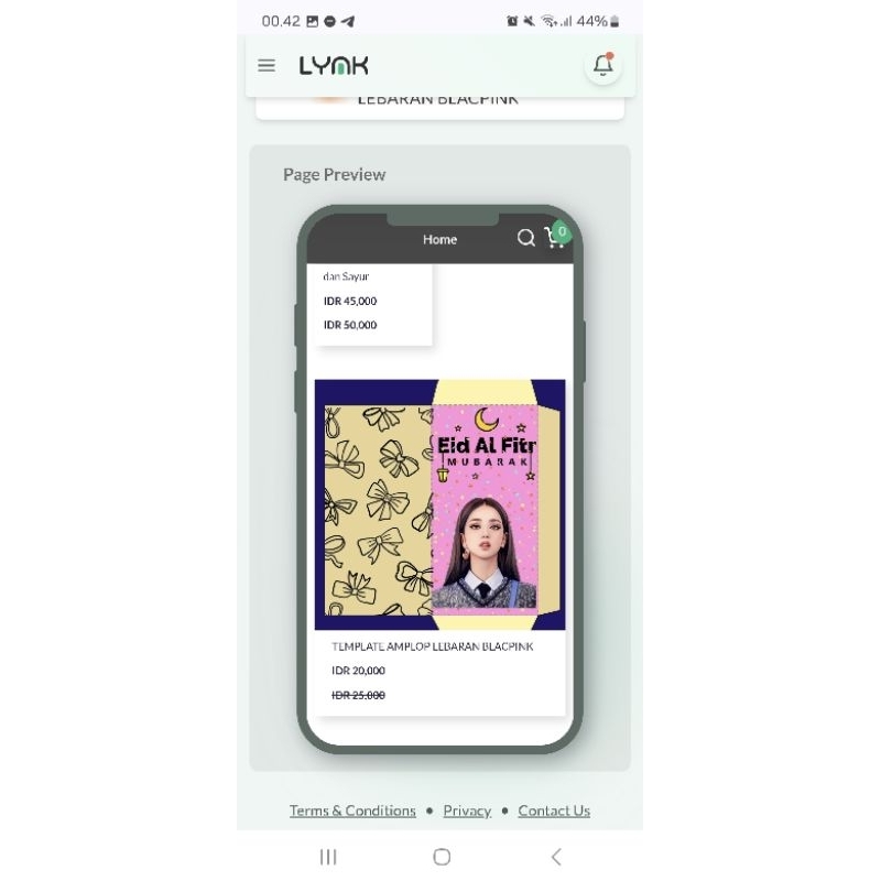 

Template Amplop Lebaran Blackpink