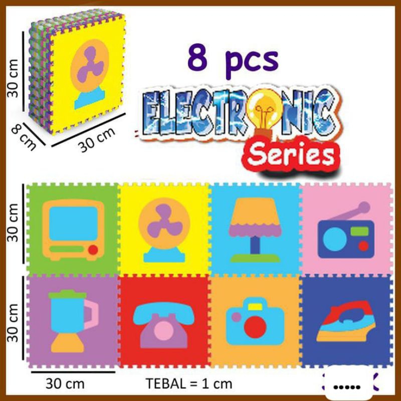 Puzzle Matras EDUMATS ABJAD MOTIF GAMBAR Gambar Tikar Karpet EDUMATS Playmat Mainan Anak Bayi Murah