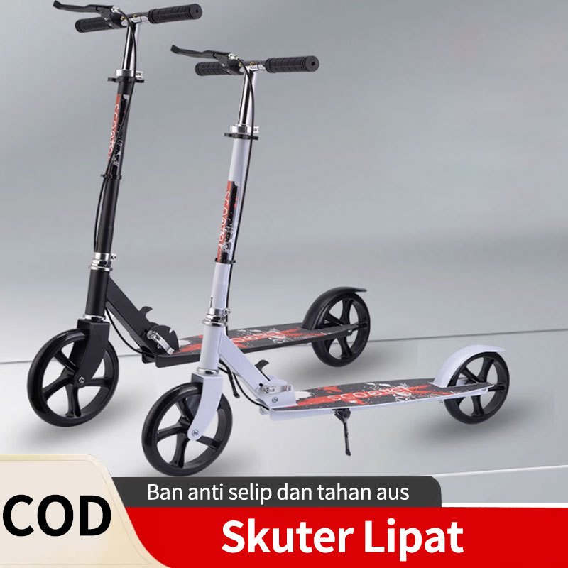 Scooter Dewasa Skuter  - Skuter Dewasa - Terdapat rem tangan dan cakram
