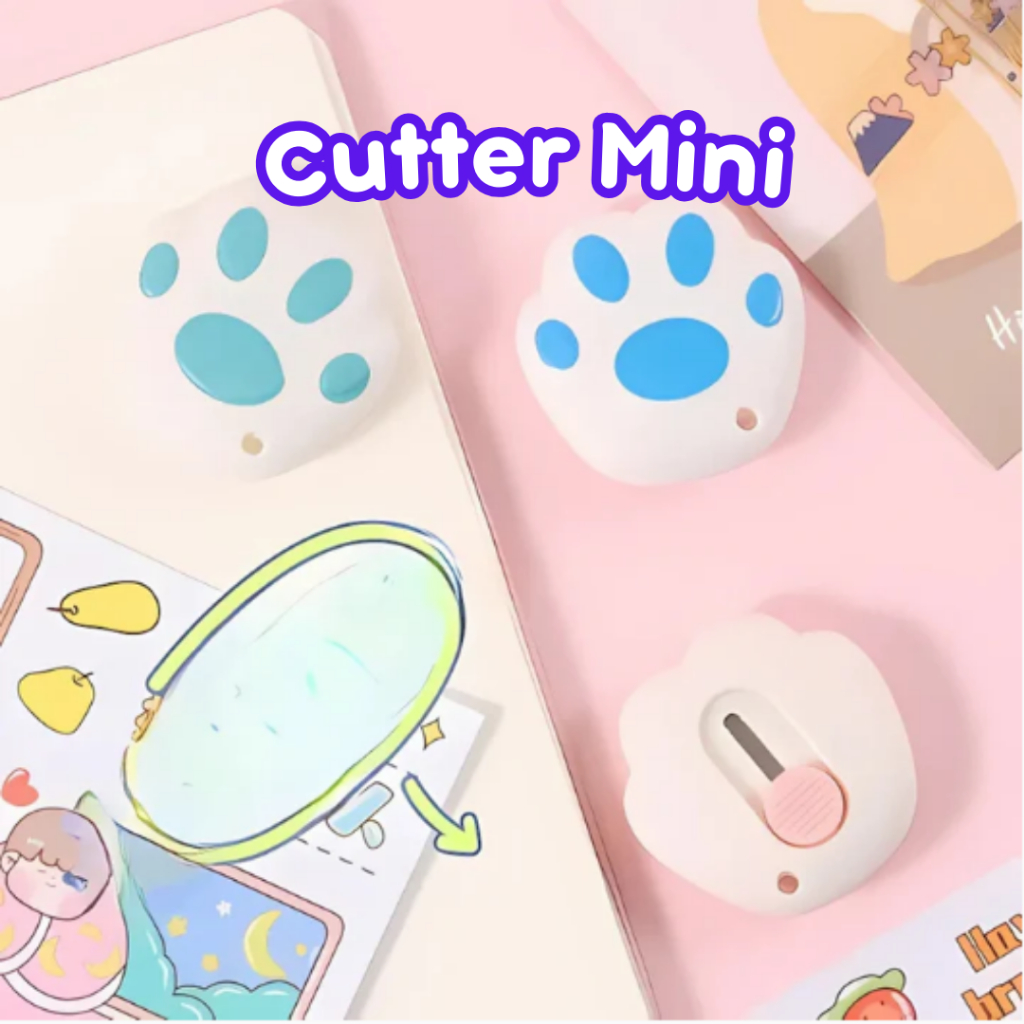 

Cutter Mini Bentuk Kaki Kucing Jumbo Accessories