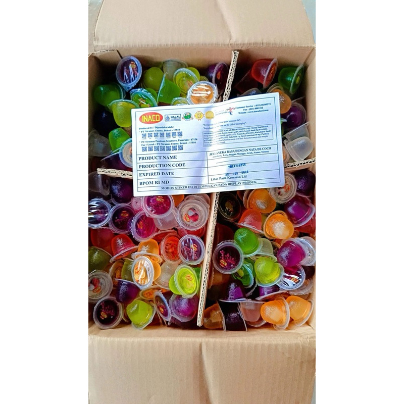 

(PROMO) Inaco Jelly awuran/kiloan 500 gram 1 kg murah exp juni 2026
