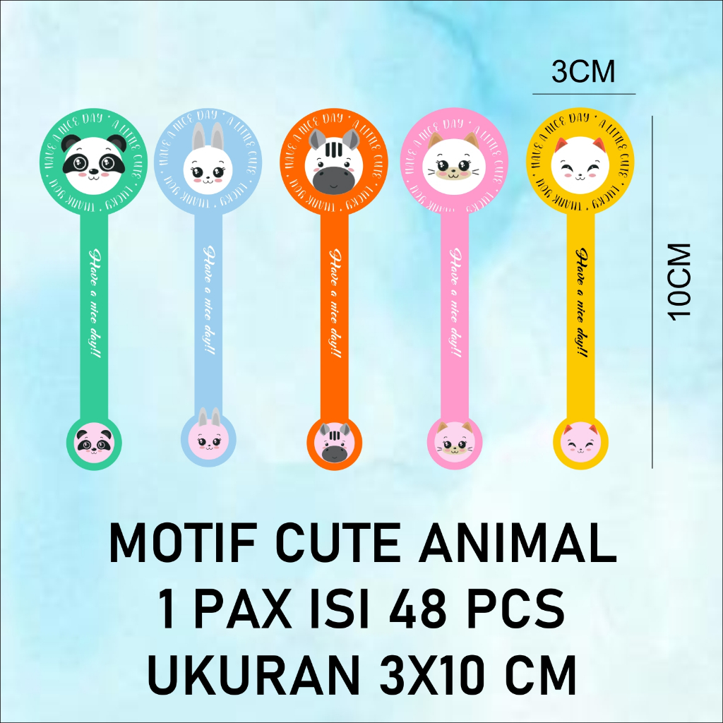 

48 PCS stiker thank you tq stiker segel box label box kotak stiker handmade