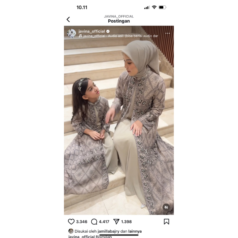 Javina Jawharaa Series Cream by javina dress anak