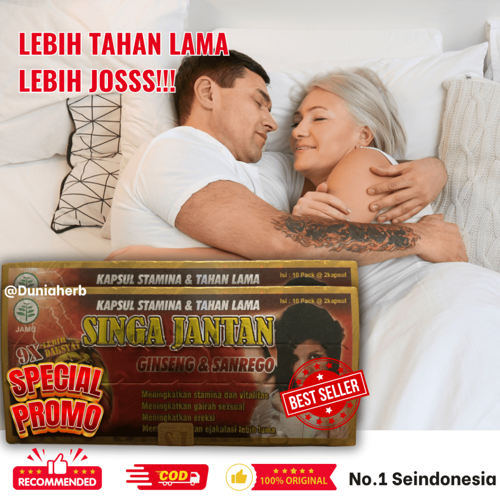 

Singa Jantan Kapsul Stamina Pria Dewasa Original 100%