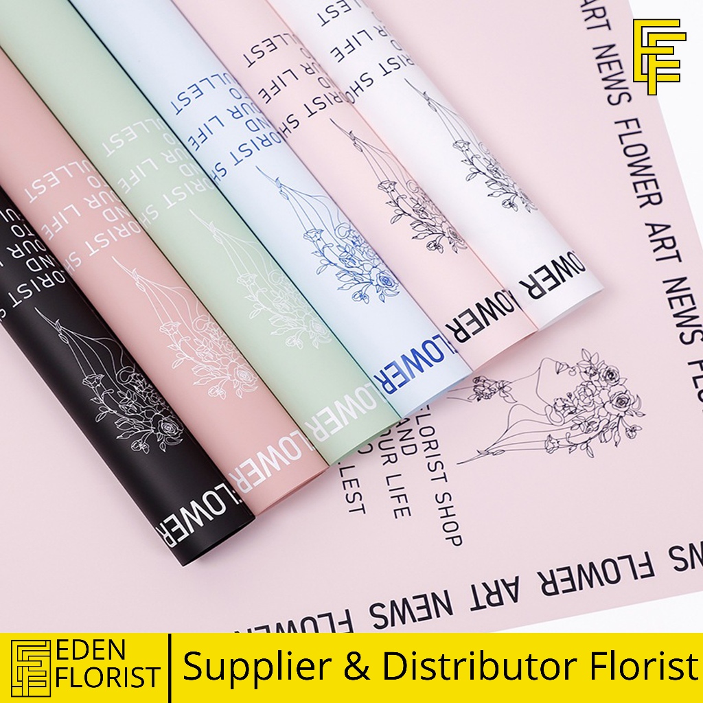 

Flower Wrapping Cellophane Paper Kertas Buket Bunga Ecer KB6123