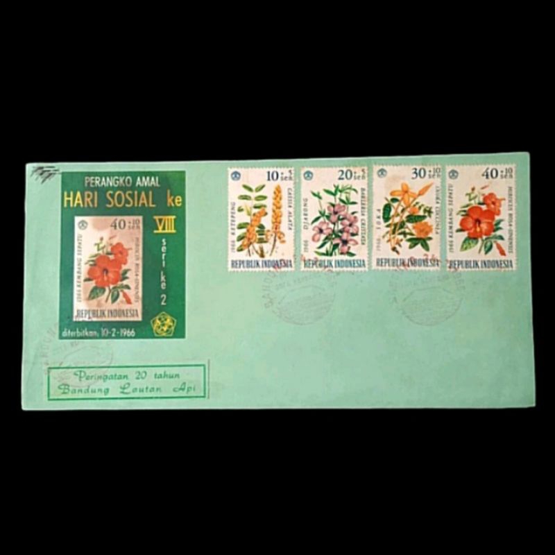 

Perangko Sampul Hari Pertama Hari Sosial VIII 10-2-1966