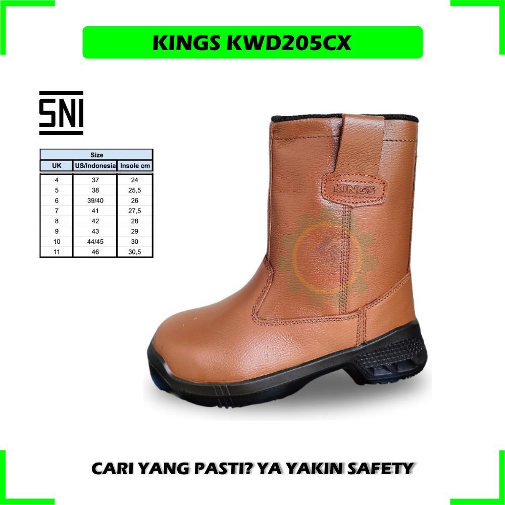 Sepatu Safety Shoes Kings Original KWD205CX KWD 205 CX