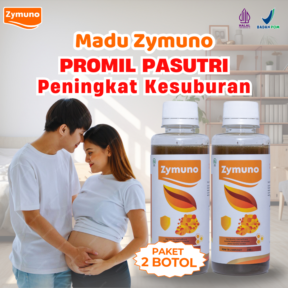Zymuno Original Madu Multivitamin & Promil Untuk Pasutri (Paket 2 Botol)