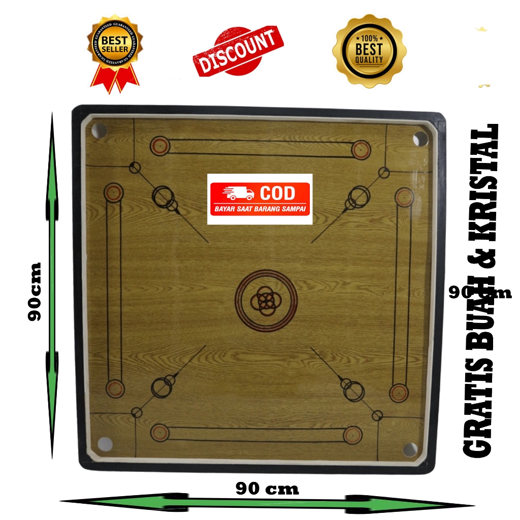 MEJA KARAMBOL PAPAN KARAMBOL FREE BIJI KARAMBOL DAN KRISTAL