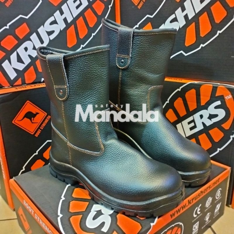 Safety Krushers Texas Black Original 100% / Sepatu Safety Krushers Texas Original Berkualitas