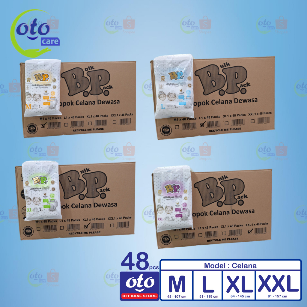 BP Popok Dewasa Model Celana Rencengan Isi 48 Pcs