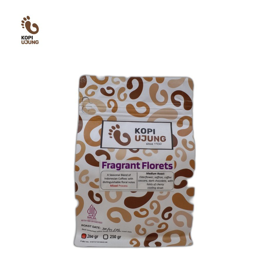 

Kopi Ujung Arabica Fragrant Florets 200gr