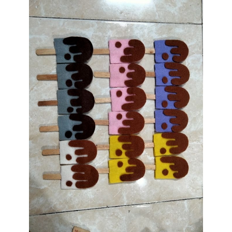 

amplop flanel isi 6 / amplop lebaran / amplop es krim